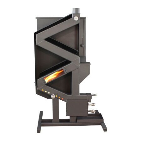 United States Stove Co. US Stove Wiseway Pellet Stove - 40000 BTU 60 Lb. Hopper Black GW1949